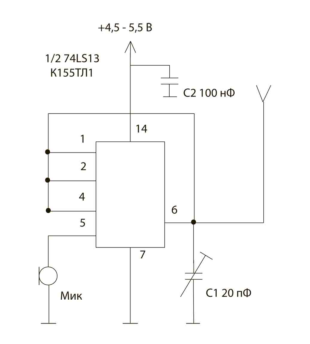 К155тл1 схема включения